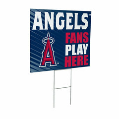 Los Angeles Angels Coroplast Yard Sign "Fans Play Here", MLB, Home