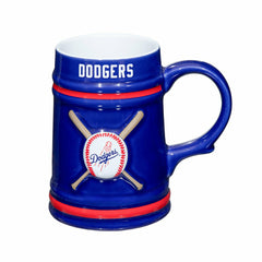 Los Angeles Dodgers Ceramic Stein Cup, 24oz, MLB, Home