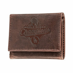 Los Angeles Dodgers, World Series 2025 Wallet, Tri-fold, Brown, MLB, Home