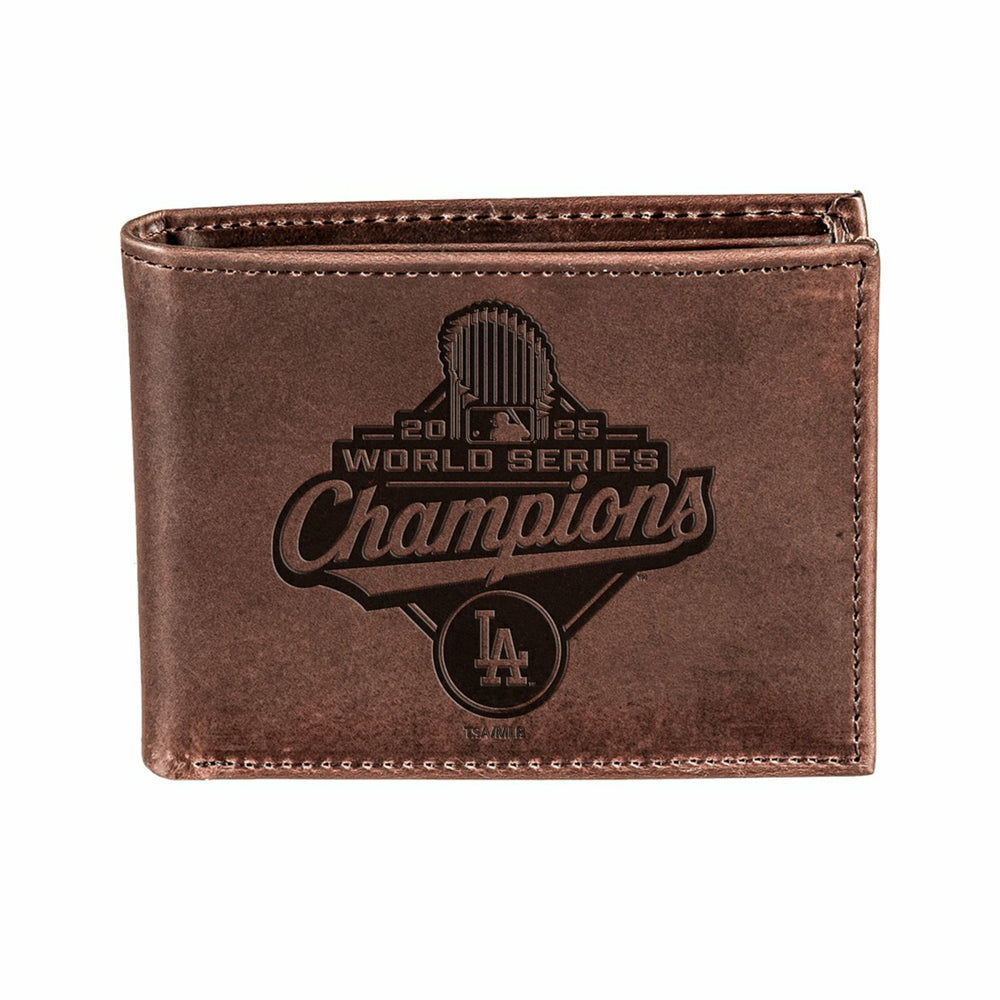 Los Angeles Dodgers, World Series 2025 Wallet, Bi-fold, Brown, MLB, Home