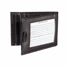 Los Angeles Dodgers Front Pocket Wallet with RFID Blocking, Black, SC2, MLB, Home