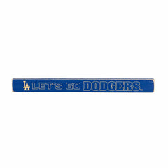 Los Angeles Dodgers Engraved Wood Sign, 1.5" x 18", MLB, Home