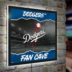 Los Angeles Dodgers 23"H x 23"L LED Wall Decor, Edgelite, Square, MLB, Home