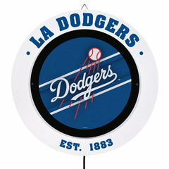 Los Angeles Dodgers, Metal Lite, Round, MLB
