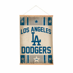 Los Angeles Dodgers, Canvas Wall Tapestry, Medium, 36x24, MLB, Home