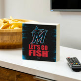 Miami Marlins Plock, Down Home Fans, 6x6, MLB, Home