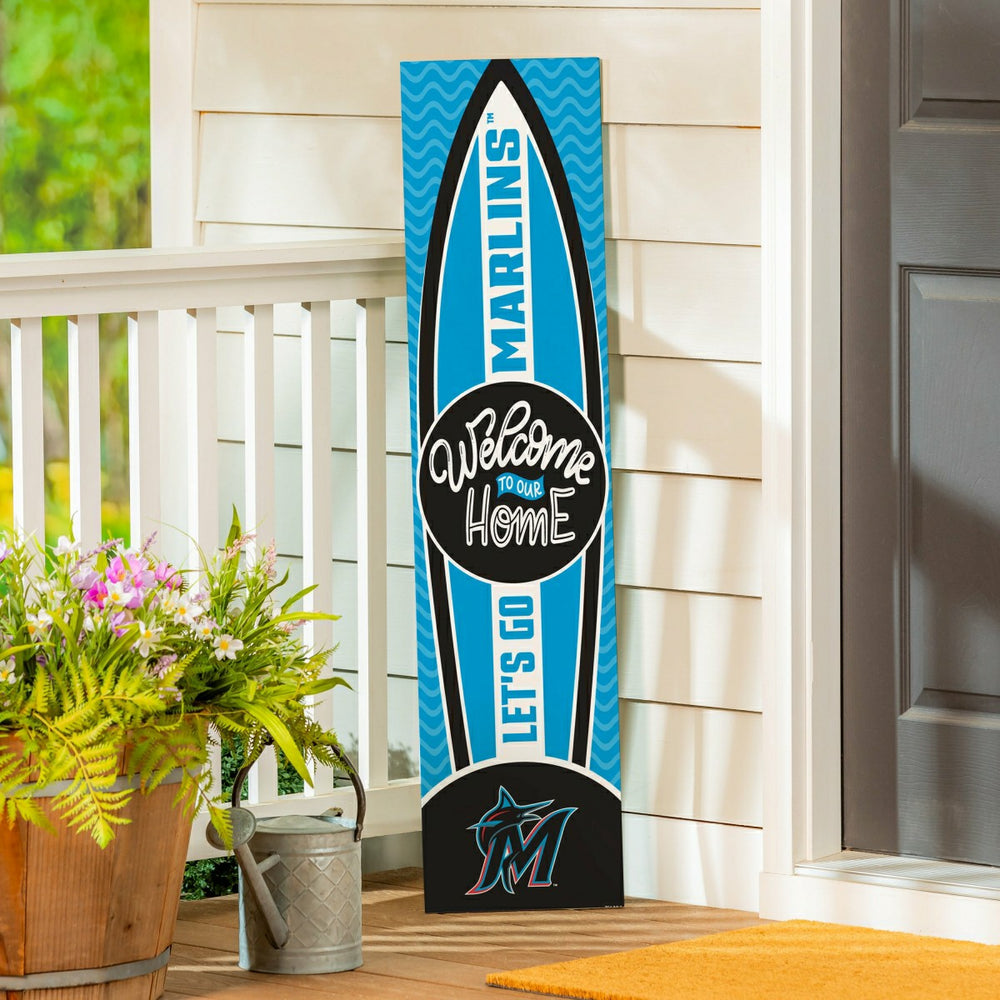 Miami Marlins Summer Seasonal Surfboard ECM Exclusive 47" Single Sided, MLB, Home
