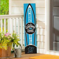 Miami Marlins Summer Seasonal Surfboard ECM Exclusive 47" Single Sided, MLB, Home