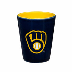 Milwaukee Brewers 4-Piece Ceramic 2oz. Shot Glass Set, MLB, Home