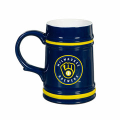 Milwaukee Brewers Ceramic Stein Cup, 24oz, MLB, Home