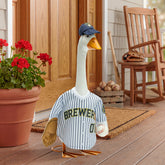 Milwaukee Brewers Sports Porch Goose Uniform, MLB, Home