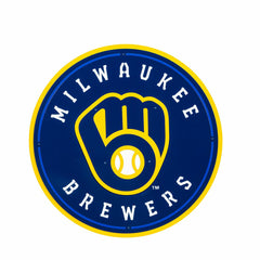 Milwaukee Brewers Premier Metal Wall Art, MLB, Home