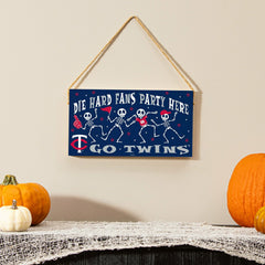 Minnesota Twins Halloween Wood Wall Sign, 6x11, MLB, Home