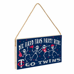 Minnesota Twins Halloween Wood Wall Sign, 6x11, MLB, Home