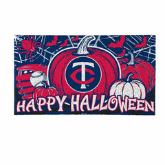 Minnesota Twins Halloween PVC Mat, 28"x16", MLB