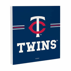 Minnesota Twins Wood Wall Sign, 12x12, MLB, Home