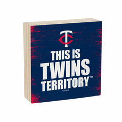 Minnesota Twins Plock, Down Home Fans, 6x6, MLB, Home