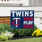 Minnesota Twins Coroplast Yard Sign "Fans Play Here", MLB, Home