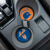 New York Mets Car Coaster Set, 2pc, MLB, Home