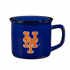 New York Mets Ceramic Camp Cup with Enamel Finish, 14oz, MLB, Home