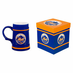 New York Mets Ceramic Stein Cup, 24oz, MLB, Home