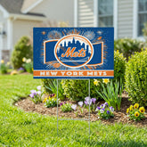 New York Mets Yard Sign, Patriotic, MLB, Home