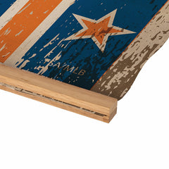New York Mets, Canvas Wall Tapestry, Large, 54x36, MLB, Home