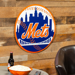 New York Mets Premier Metal Wall Art, MLB, Home