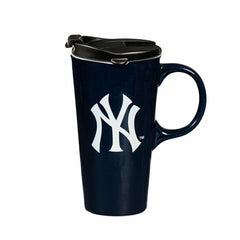 New York Yankees Boxed Travel Latte Cup, 17oz, MLB, Home