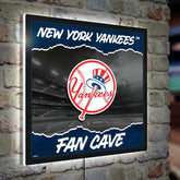 New York Yankees 23"H x 23"L LED Wall Decor, Edgelite, Square, MLB, Home