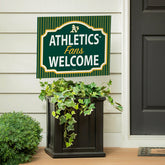 Athletics Coroplast Yard Sign, "Fans Welcome", MLB, Home