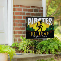 Pittsburgh Pirates Yard Sign, Bigfoot, MLB, Home