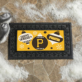 Pittsburgh Pirates Holiday Flocked Coir Sassafras Switch Mat, 22"x10", MLB