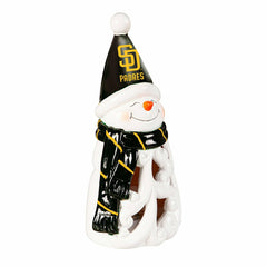 San Diego Padres Snowman LED Statuary, 8", MLB, Home