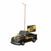 San Diego Padres Rally Truck Ornament, Set of 2, MLB, Home