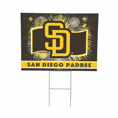 San Diego Padres Yard Sign, Patriotic, MLB, Home