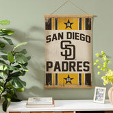 San Diego Padres, Canvas Wall Tapestry, Medium, 36x24, MLB, Home