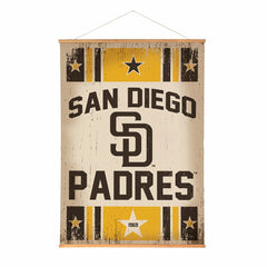 San Diego Padres, Canvas Wall Tapestry, Large, 54x36, MLB, Home