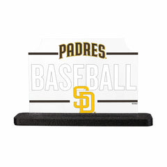 San Diego Padres Baseball Rectangle Desklite LED Decor, MLB, Home