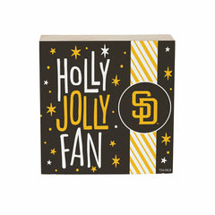 San Diego Padres Block, Holiday, 6x6, MLB, Home