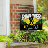 San Diego Padres Yard Sign, Bigfoot, MLB, Home