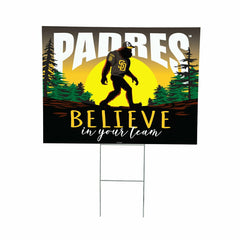 San Diego Padres Yard Sign, Bigfoot, MLB, Home