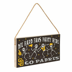 San Diego Padres Halloween Wood Wall Sign, 6x11, MLB, Home