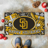 San Diego Padres Holiday PVC Mat, 28"x16", MLB