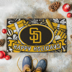 San Diego Padres Holiday PVC Mat, 28"x16", MLB
