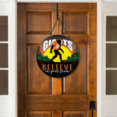 San Francisco Giants Bigfoot Round Door Décor with Hanging Rope, 18x18, MLB, Home