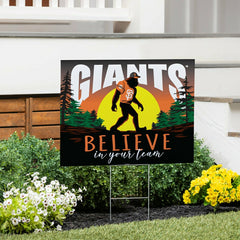 San Francisco Giants Yard Sign, Bigfoot, MLB, Home