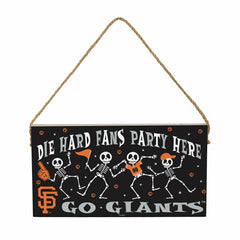 San Francisco Giants Halloween Wood Wall Sign, 6x11, MLB, Home