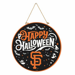 San Francisco Giants Halloween Round Door Décor with Hanging Rope, 18x, MLB, Home