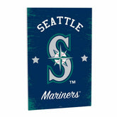 Seattle Mariners Wood Wall Sign, 16x24, MLB, Home
